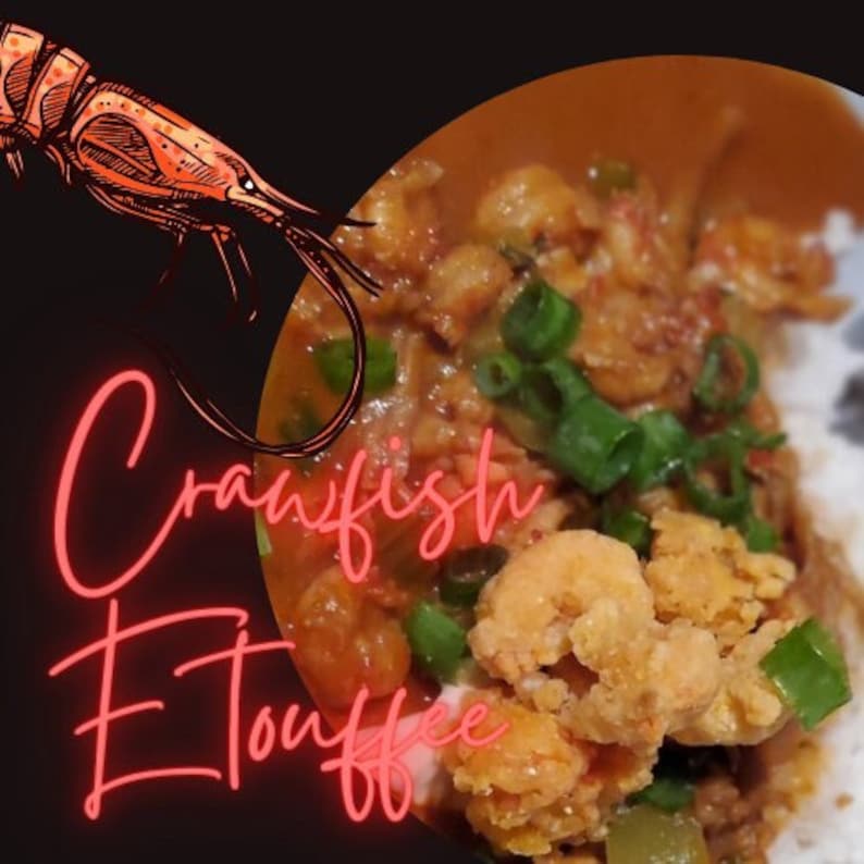 CRAWFISH ÉTOUFFÉE taste of Louisiana Etsy