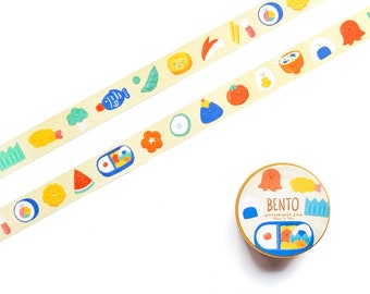 Japanese Food Washi Tape | Bento Washi Tape | bento lover | Japanese culture lover | cute food washi tape