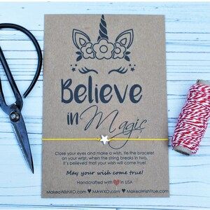 Einhorn-Party begünstigt Einhorn Armband Freundschaft Armband Wunsch Armband Partei Gefälligkeiten für Kinder Geburtstag Party begünstigt 1. Geburtstag Schule Geschenk