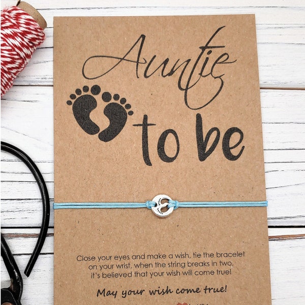 Aunt to Be Gift Auntie to Be Gift Congratulations Card Aunt to be Card Pregnancy Announcement Gift Baby Announcement