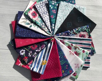 Aquarelle 16pc Fat Quarter Bundle by Katarina Roccella
