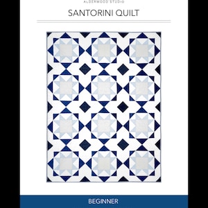 Santorini Paper Quilt Pattern by Alderwood Studio