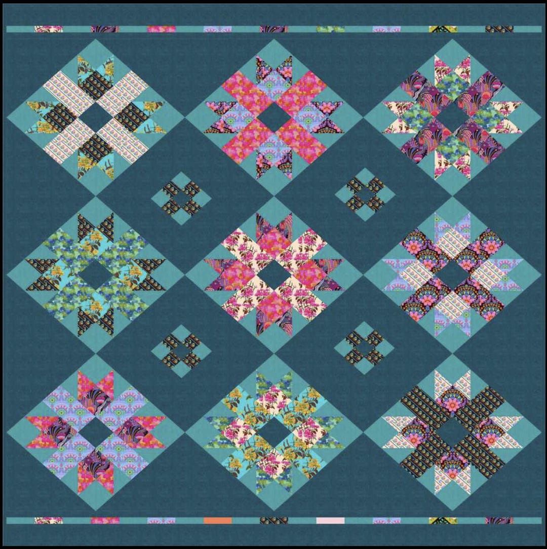 Cadbury Cream Paper Quilt Pattern by Cotton Street Commons - Etsy