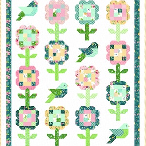 Melody Songsparrow Quilt Kit by Beverly McCullough