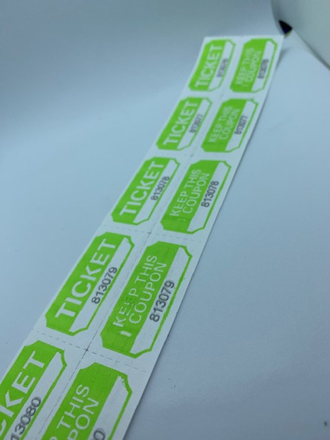 Paper Raffle Tickets, - Etsy