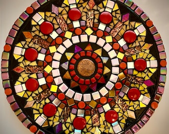 Mandala 2 Stained Glass Mosaic