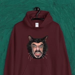 Vlad the Cat Hoodie, WWDITS Sweater, Vladislav, Funny Vampire Pullover, Horror Comedy Film Jersey, Unisex Hooded Sweatshirt, FIGUE