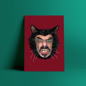 Vlad the Cat Art Print, WWDITS, Fanart Print, Horror Comedy Film Poster, FIGUE