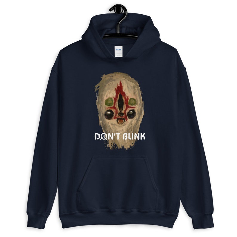 Scp Hoodie Scp-173 Pullover SCP Foundation Hoody Don't Navy