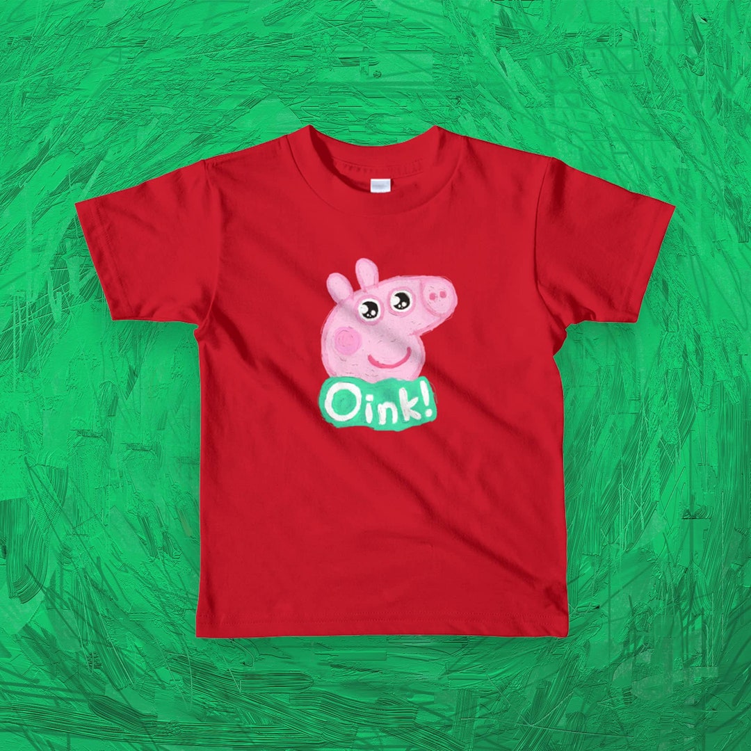 Peppa Oink Shirt for Kids, Peppa Pig TV Show T-shirt, Fanart Print ...