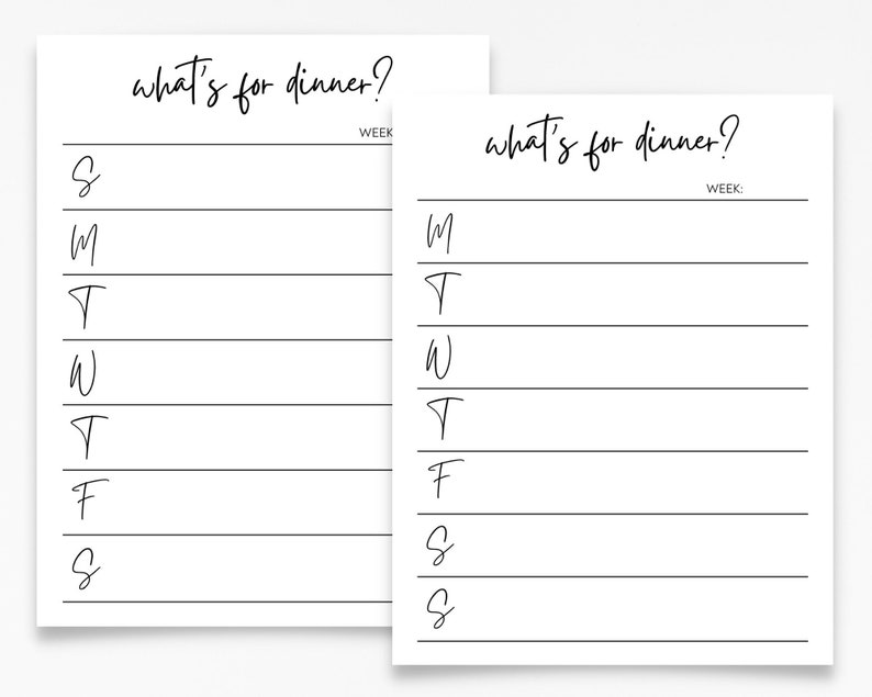 Weekly Meal Plan Template What s For Dinner Weekly Meal Etsy weekly-meal-plan-template-what-s-for-dinner-weekly-meal-etsy