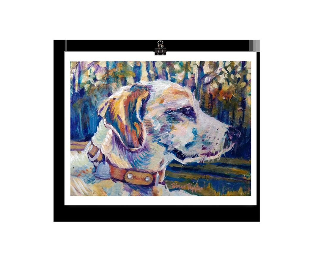BIRD DOG PAINTING Print Bird Dog Print Bird Dog Art Gifts Etsy