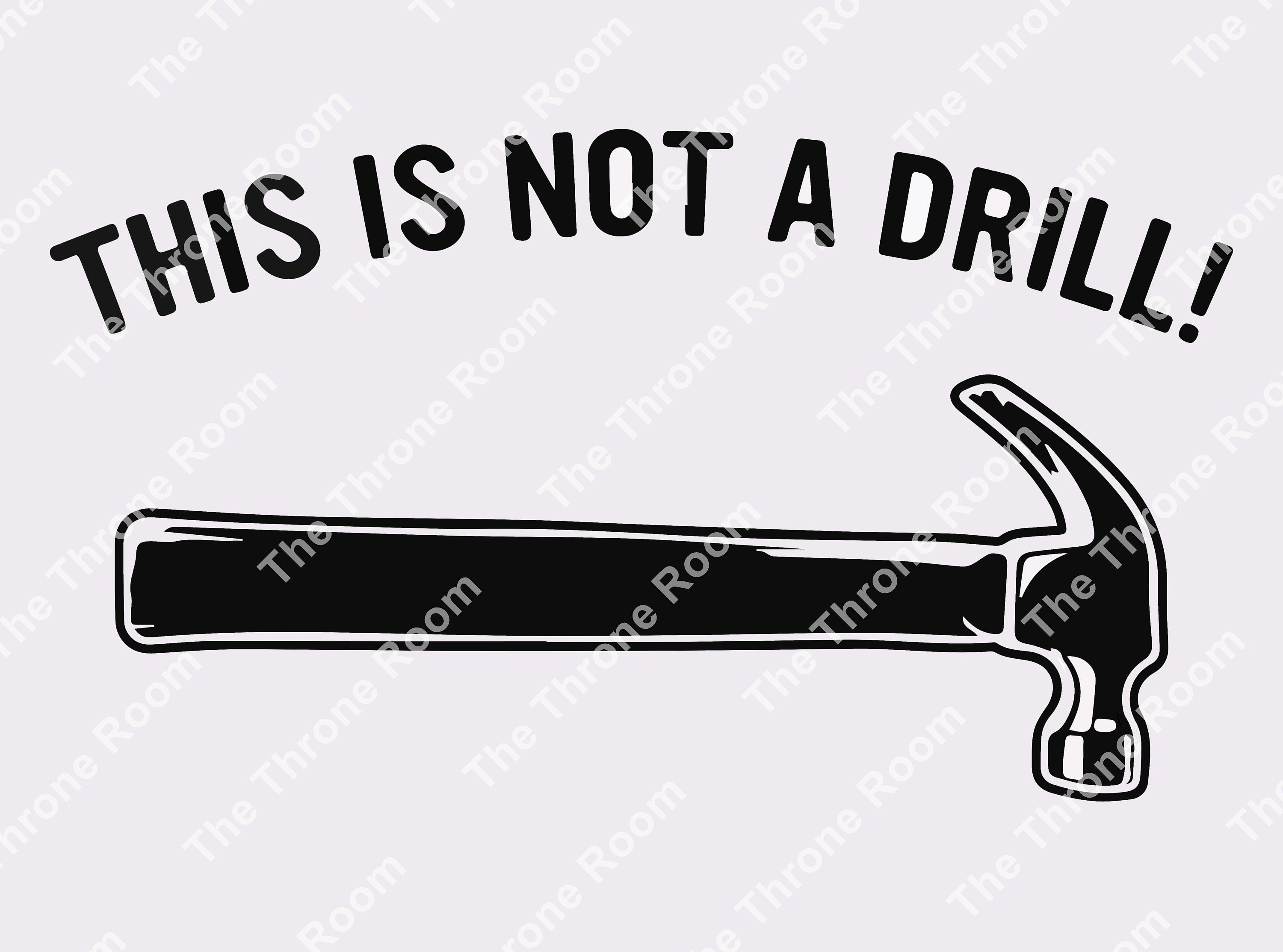 This is Not a Drill, Dad Jokes SVG, Funny, Father's Day Etsy