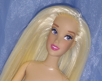 Ooak nylon rerooted disney princess sleeping beauty aurora doll