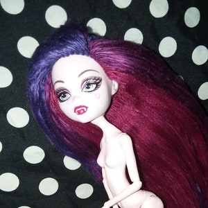 Monster high rerooted draculaura doll