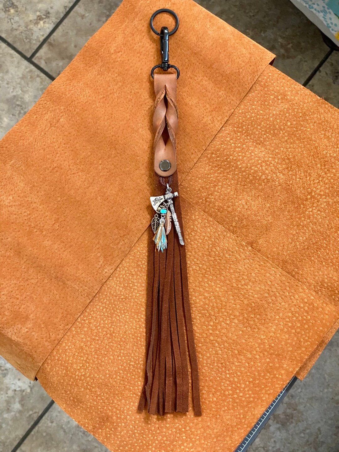 Lose Ribbons Hard to Lose Twisted Ribbons Keychain or Southwest Purse - Etsy