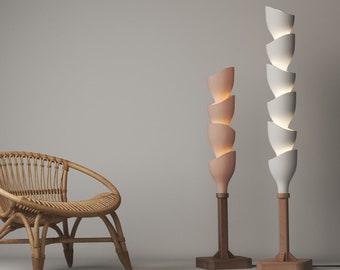 Height Adjustable Multitier Floor lamp NAAYA FLOORAL HELICONIA Floor Lamp for living room, Modern Floor Lamp, Standing Lamp, Tall Lamps