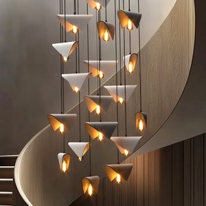 Chandelier lighting, plug-in pendant light, Naaya FLIGHT, pendant lights for kitchen island, plug in chandelier, modern chandelier, light