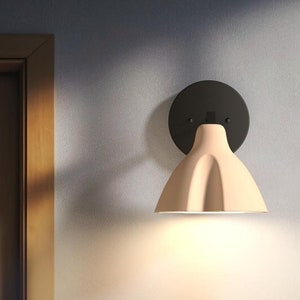 Home decor wall Sconce, handmade wall lamp, wall lights - Naaya SCOOP - modern sconce light, bedroom lights, night light, home decor, gift