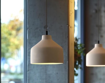 Handmade Ceramic Pendant light, farmhouse rustic light clay lights Naaya CANISTA, ceiling light, Kitchen island light, ceramic pendant light