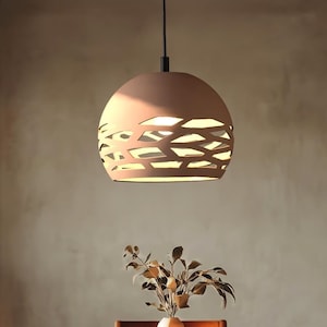Handmade Ceramic Pendant light, home decor light, housewarming gift, pendant lights for kitchen island, Naaya ORBIC SHEEN, pendant lights