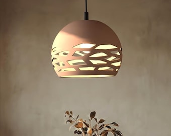 Handmade Ceramic Pendant light, home decor light, housewarming gift, pendant lights for kitchen island, Naaya ORBIC SHEEN, pendant lights