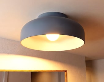 Colorful Ceiling Light fixture, Ceramic Flush Mount, Personalized gifts with name – Naaya BOTTLENECK SCONDENT