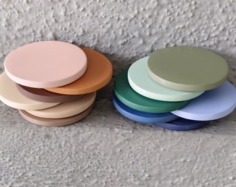 Naaya Ceramic COLOR SWATCHES, Color Palette, Finishes, Pastel Color coats of Lamps, Warm Colors, Cool Colors, Autumn, Spring color shades