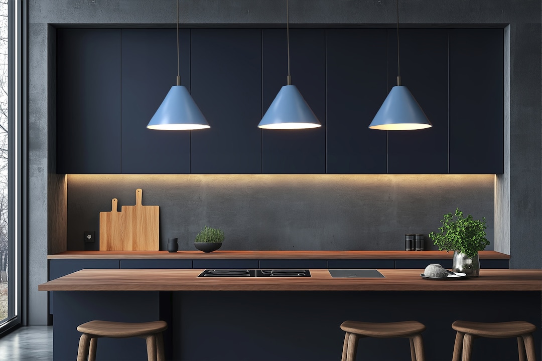 Color Pendant Light, Minimalist Handmade Ceramic Kitchen Island ...
