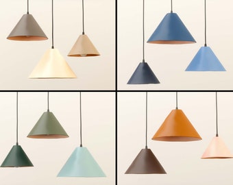 Handmade Pendant lights, home decor, NAAYA CONIX COLOR, pendant light for kitchen island, ceiling light, pendant lamp, gift