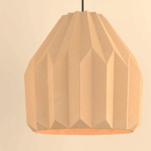 Ceramic Pendant lights, ceiling light, Naaya TULIP, lights for kitchen island, plug in pendant light,  paper lamp design, chandelier light