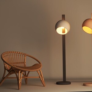 Naaya Stuck: A floor lamp that redefines modern lighting with its unconventional, striking design