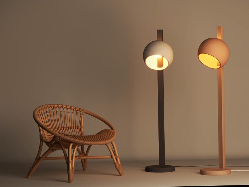 Naaya Stuck: A floor lamp that redefines modern lighting with its unconventional, striking design