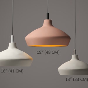 XL pendant light, Extra large pendant light, lighting for kitchen island, dining room light, bedroom, organic pendant light, colorful lights, hanging light, plug in pendant lights, ceramic pendant light, terracotta light, clay light, kitchen lighting