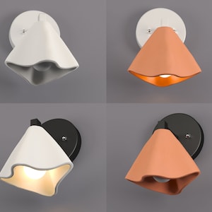 Wall lights, Wall Sconce, wall lamp, Wall light - Naaya DRAPED - modern sconce light, bedroom lights, ambient lighting & wall décor
