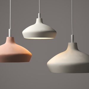 XL pendant light, Extra large pendant light, lighting for kitchen island, dining room light, bedroom, organic pendant light, colorful lights, hanging light, plug in pendant lights, ceramic pendant light, terracotta light, clay light, kitchen lighting