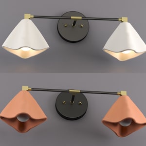 Vanity light, Wall Sconce, wall lamp, wall lights - Naaya DRAPED - modern sconce light, bedroom lights, ambient lighting & wall décor.
