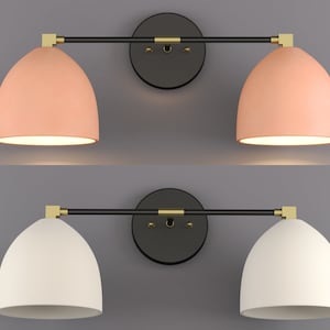 Vanity lights Fixture, wall light & lamp Naaya DOME VANITY Powder room light, mirror light, mid century light night light, gift, home decor