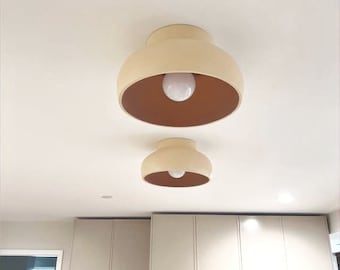 Flush mount ceiling light, entry light Naaya MB SCONDENT COLOR flush mount lighting fixture, vintage light, night light, gift, home decor