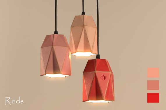 Nordic Colorful Clay Cluster Pendant 