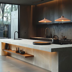 Naaya APEX ceramic pendant lights: modern, trendy kitchen & dining lighting