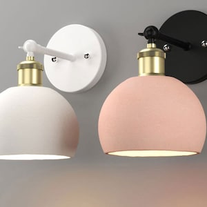 Wall Sconce, wall lamp, wall lights Naaya ORB WALL Sconce hardwired/ plugin sconce light, bedroom living ambient lighting & and wall décor
