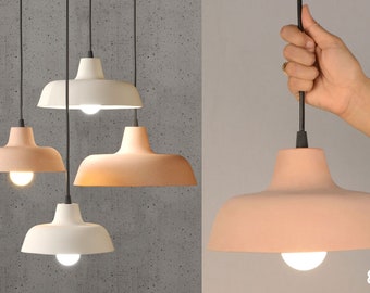 Ceramic Pendant light, Plug in pendant light, ceiling light, kitchen island light, Naaya TROUGH, night light, gift, home decor