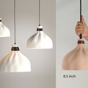 Wabi sabi clay Pendant lights, ceiling lights, Naaya POTLI, Kitchen island Lighting, Hanging lights, Ceiling Lamp, Plug in pendant light