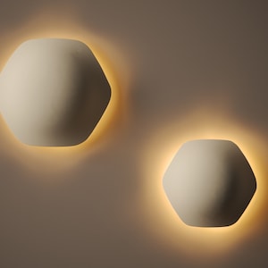 Wall Sconce wall lamp modern wall light Naaya FLOATERS HEXA modern sconce light bedroom light ambient lighting wall décor