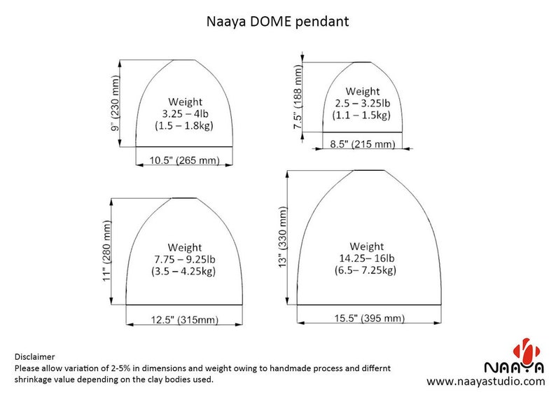 Lampada a sospensione per cucina, decorazioni per la casa fatte a mano Lampada da soffitto Naaya DOME Lampada da isola per cucina Lampada a sospensione in ceramica, regalo per l'inaugurazione della casa immagine 9