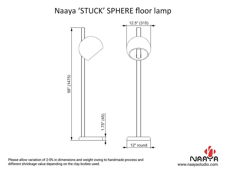 Naaya Stuck: A floor lamp that redefines modern lighting with its unconventional, striking design