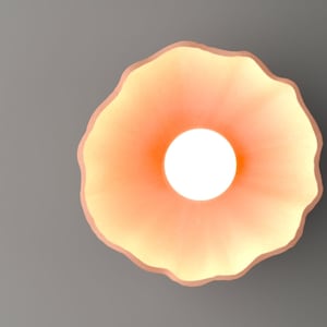 Wabi Sabi Wall Sconce, Handmade home decor Wall lamp, wall lights - NAAYA POPPY 1 - Modern sconce light, bedroom lights, house warming gift