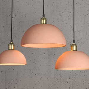 Ceramic pendant light Naaya HEMIS, kitchen Pendant lighting, dome pendant clay light, handmade lamps, home decor, gift, kitchen and lighting