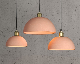 Ceramic Dome Pendant Light, Modern Minimal Kitchen Island Lamp, Personalized gift– Naaya HEMIS